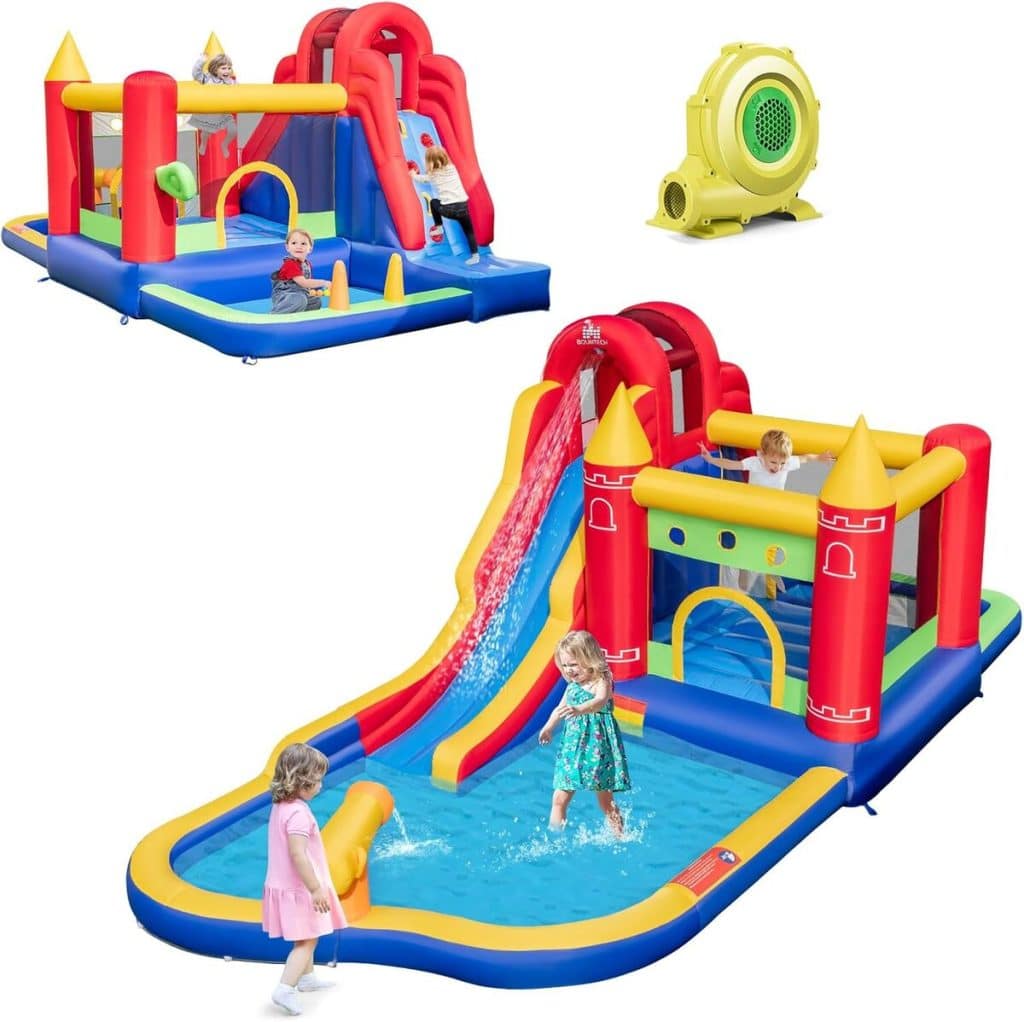 Test du château gonflable Goplus 7 en 1 : divertissement pour enfants