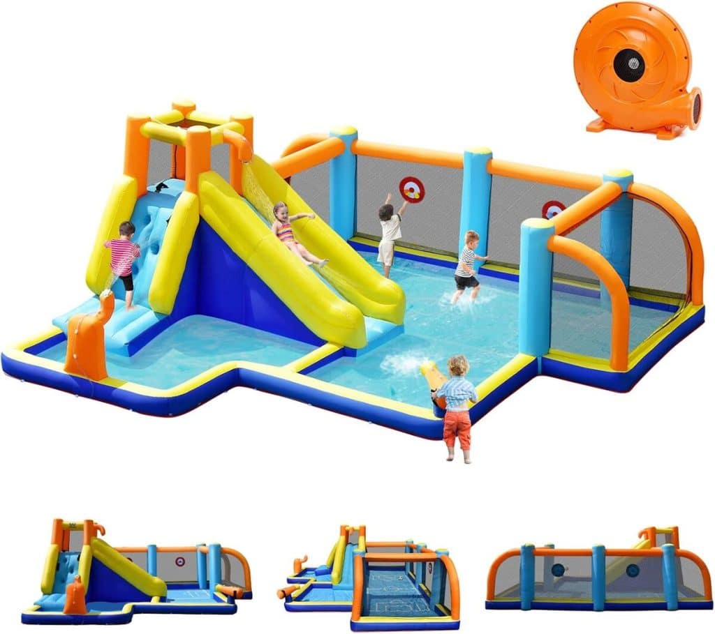 Test du château gonflable Goplus : un parc d'attractions à domicile