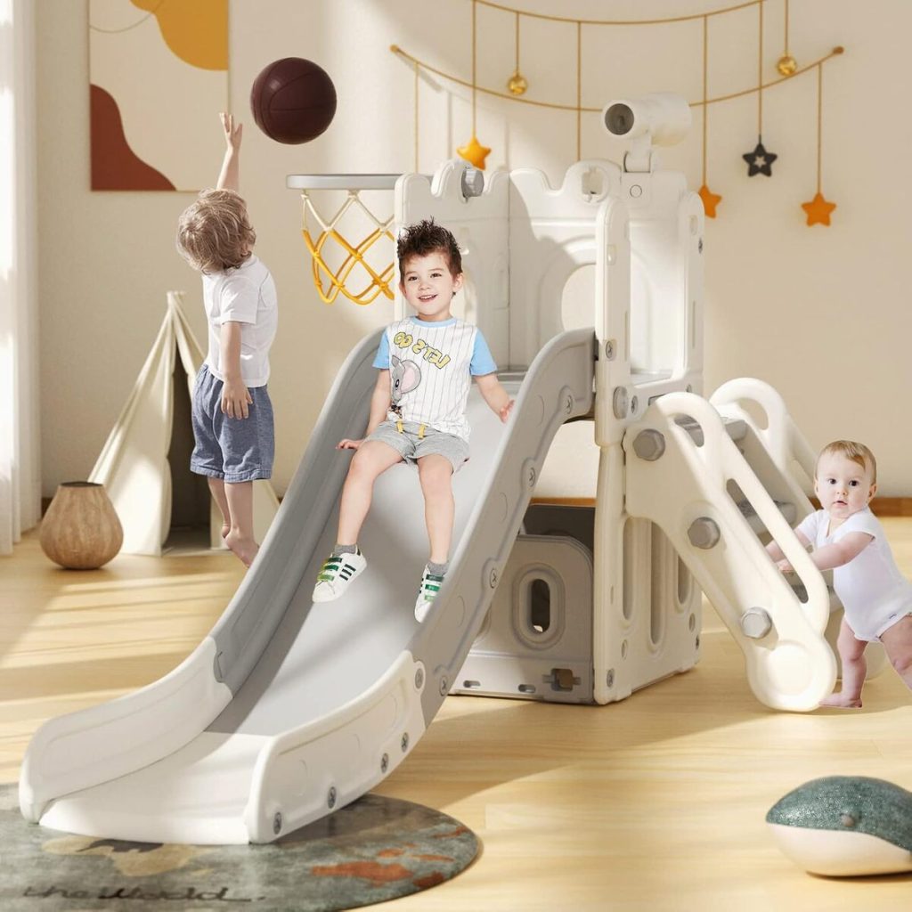 Test du toboggan XJD 5 en 1 : activité complète pour les petits aventuriers