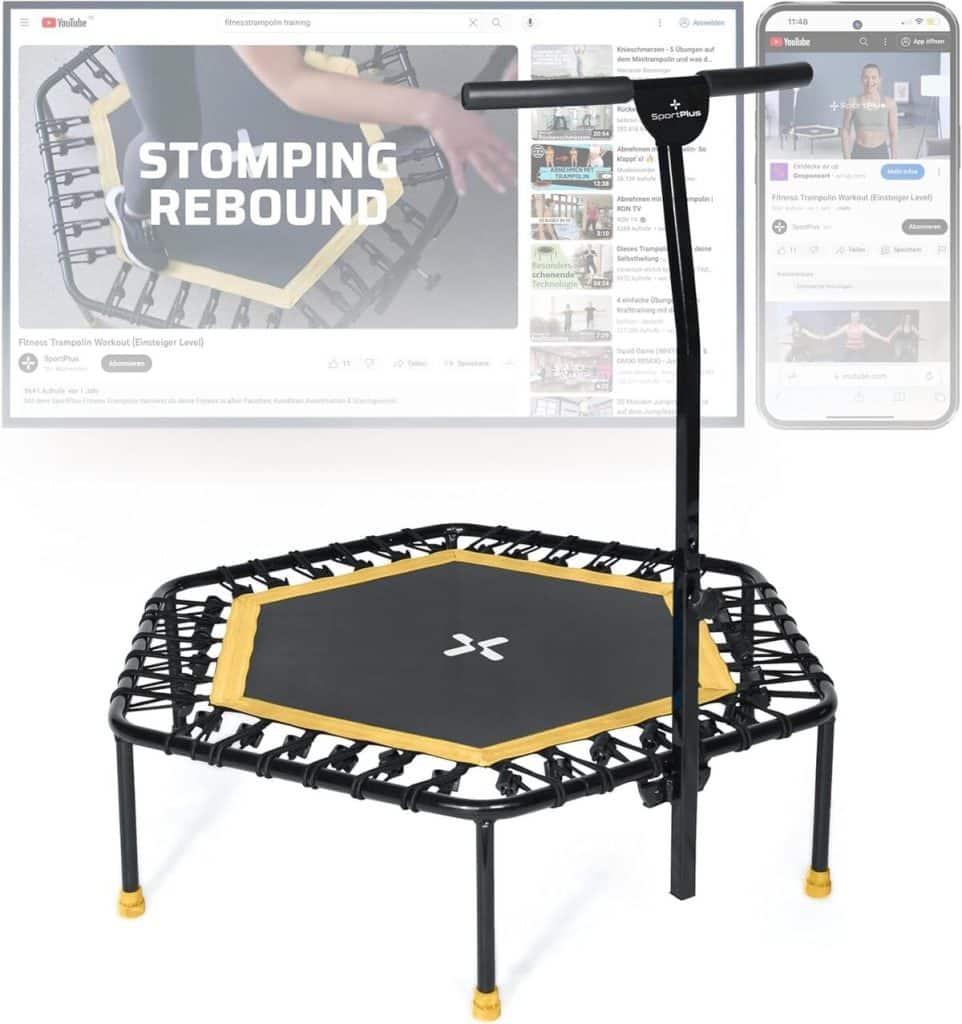 Test du trampoline SportPlus : fitness et confort à la maison