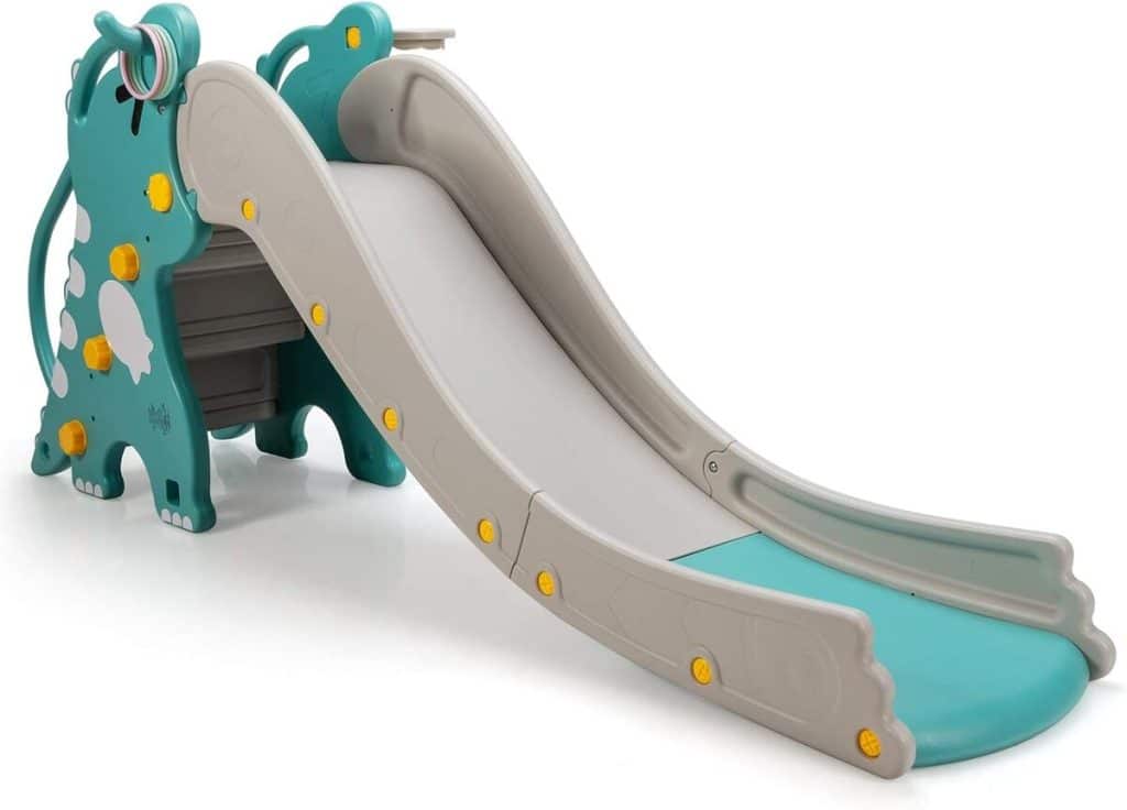 Test : toboggan dinosaure COSTWAY 4 en 1 pour enfants