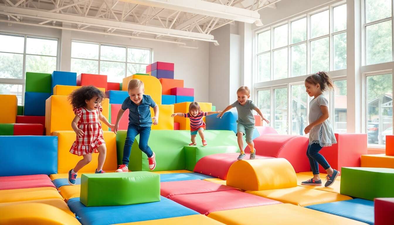 Parcours motricité en mousse pour enfants : quel âge recommander ?