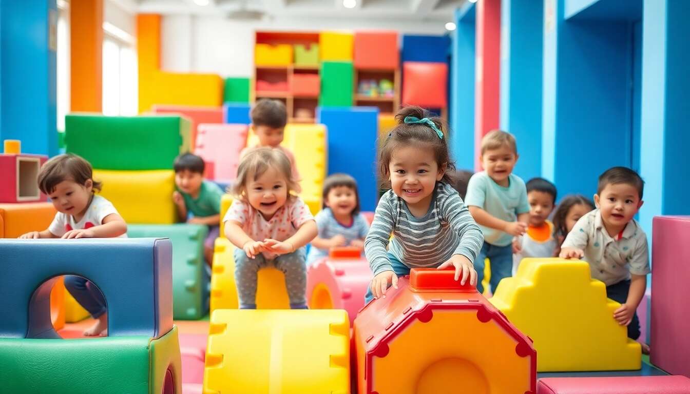 Les avantages du parcours de motricit&eacute; en mousse pour le d&eacute;veloppement des enfants