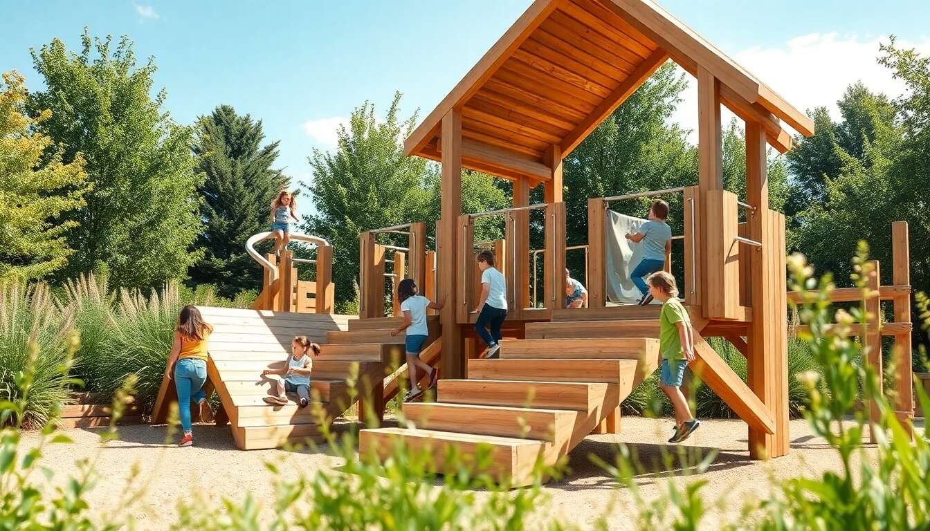 Les avantages du bois dans les espaces ludiques Les avantages du bois dans les espaces ludiques