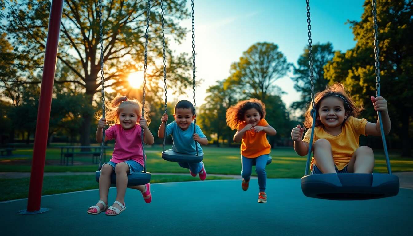 Les bienfaits des balan&ccedil;oires pour le d&eacute;veloppement des enfants