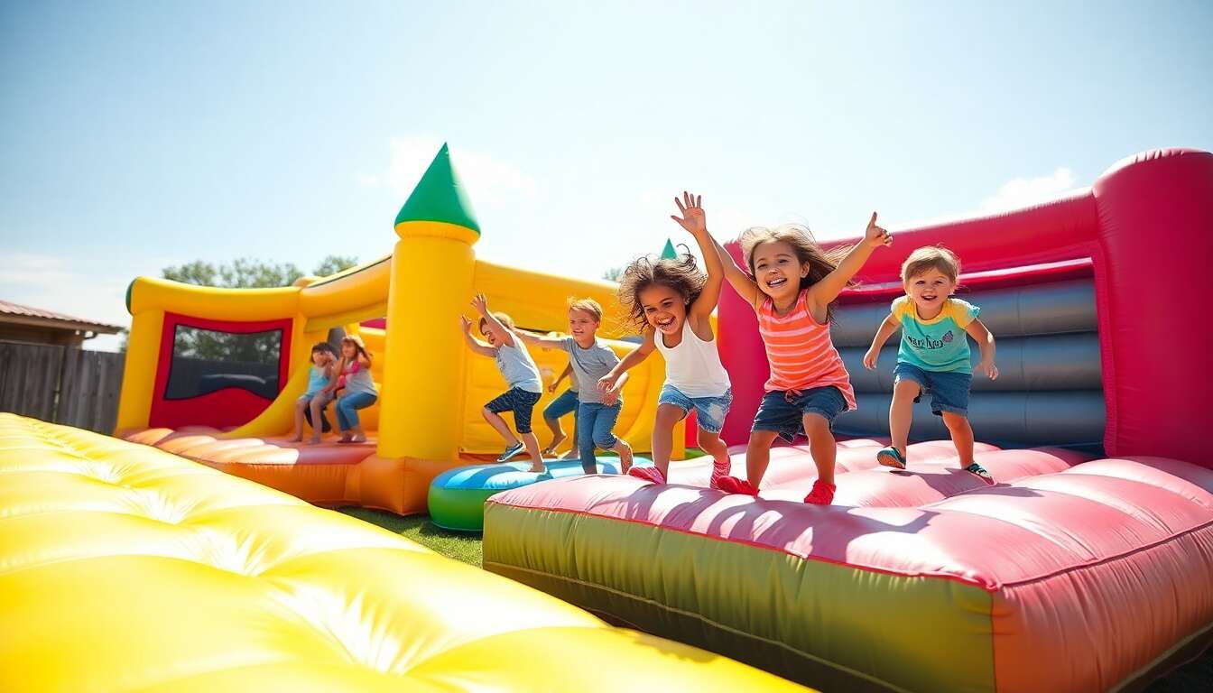 Les bienfaits des jeux gonflables pour les jeunes enfants
