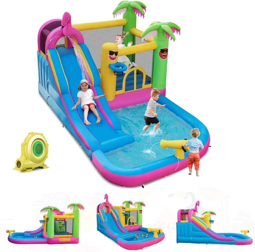 Test du château gonflable GOPLUS : amusement de Noël assuré