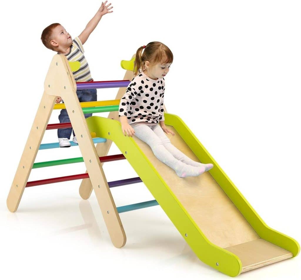 Test du triangle d'escalade DREAMADE : l'allié ludique des tout-petits