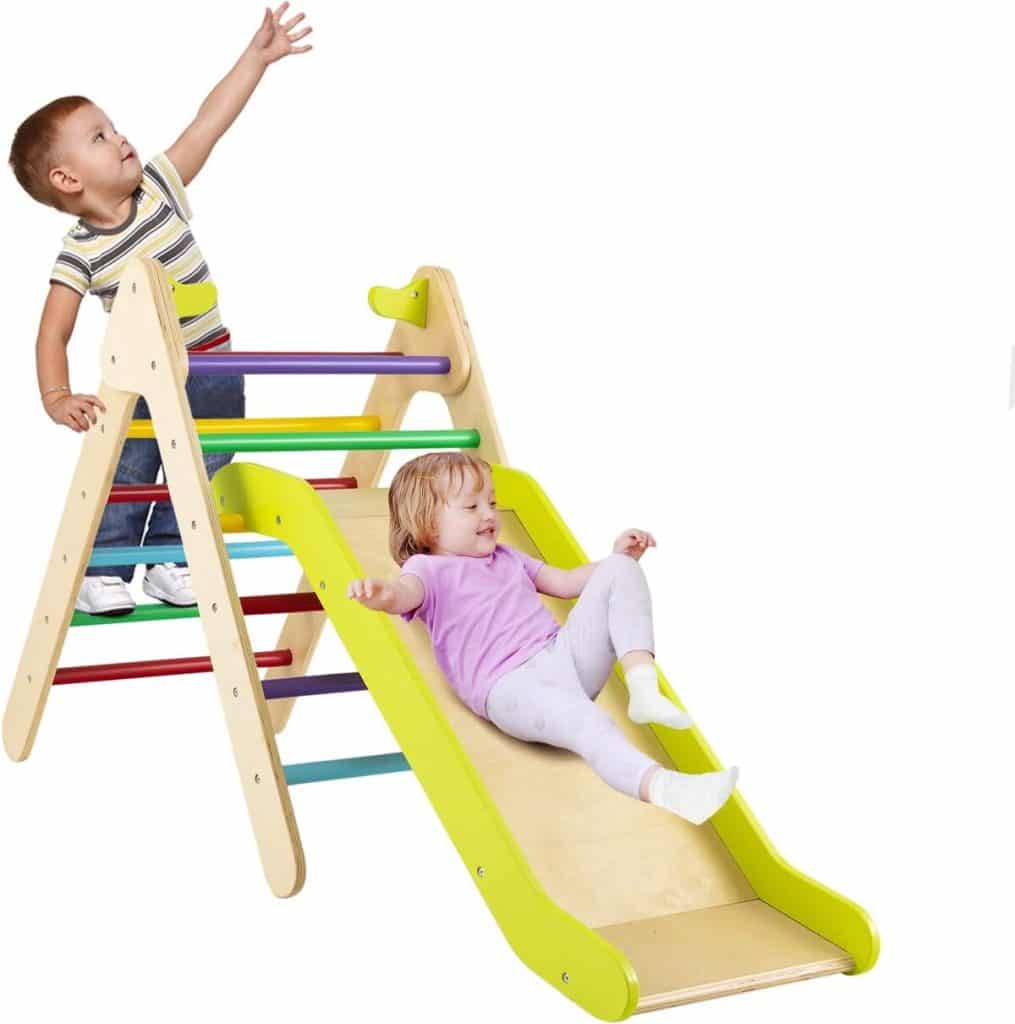 Test du triangle d'escalade Goplus Montessori : avis et découverte