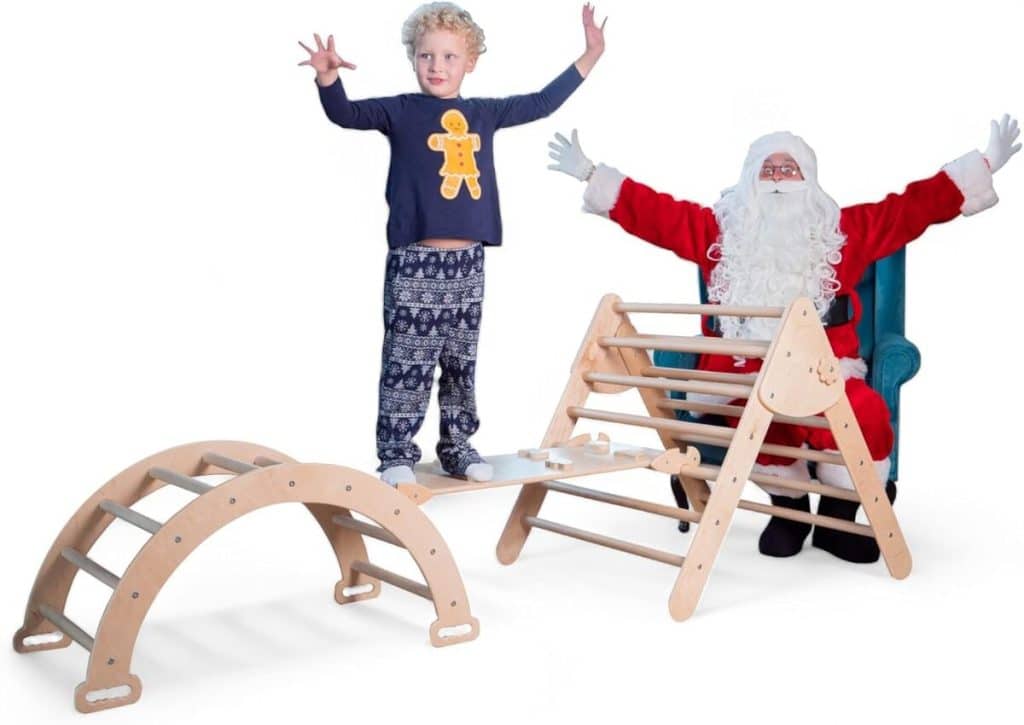 Test : triangle et toboggan Montessori Woodandhearts