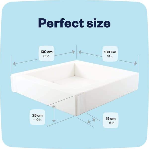 IGLU Soft Play Balle en Mousse Piscine pour bébé 1-7 Ans Montessory Parcours motricité pour Enfant