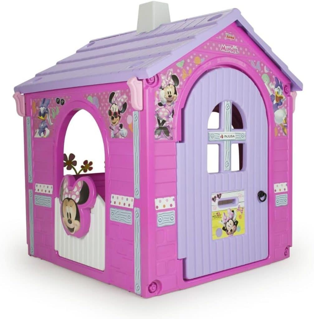 Test de la maison de jeu Minnie Mouse en plastique