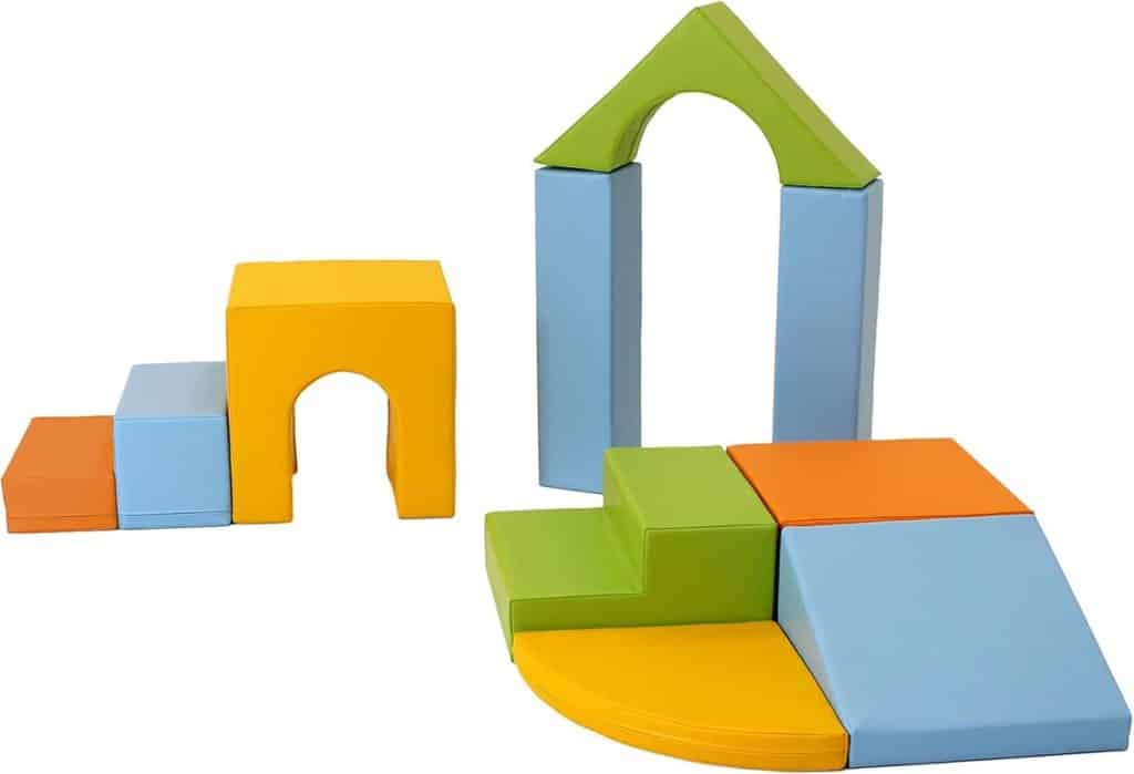 Test : iglu soft play, modules de motricité en mousse pastel