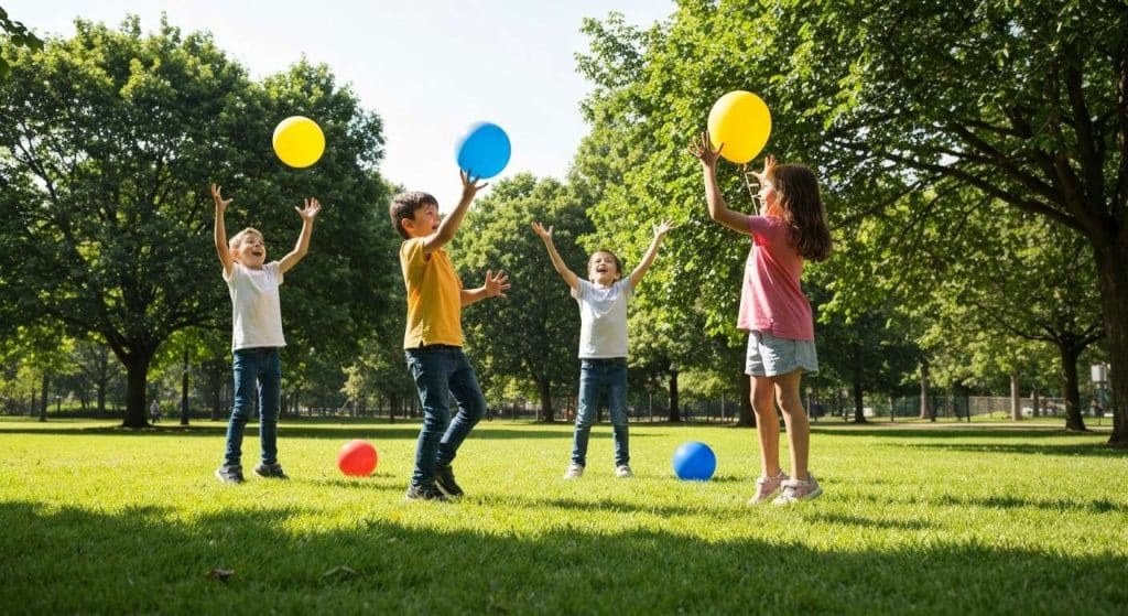 Bienfaits des jeux de balles et de ballons pour les enfants
