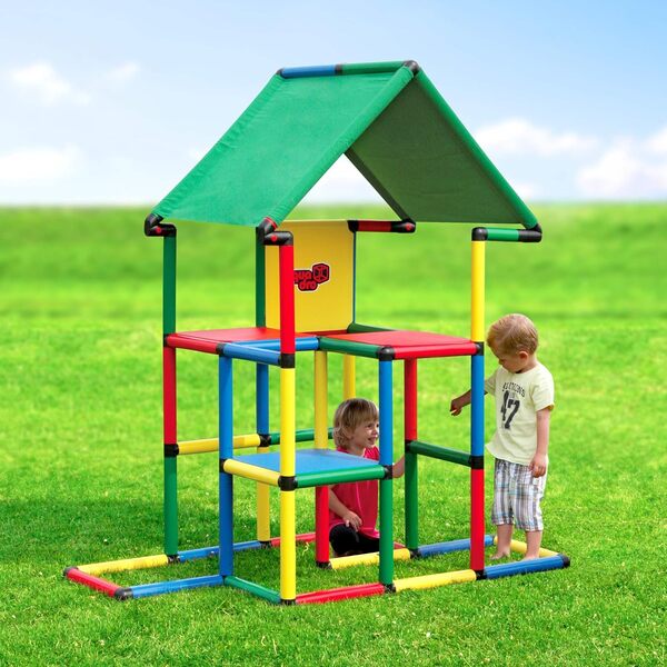 Quadro Junior Kit de Construction – Kit modulaire d’Escalade et de Jeu pour Enfants, 58 modèles, à partir de 2 Ans, intérieur & extérieur, 299 pièces, certifié TÜV