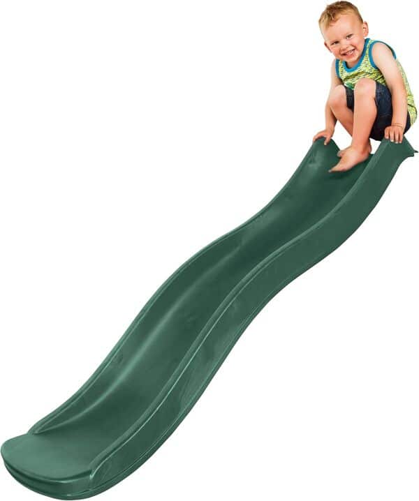 AXI Sky175 Toboggan à Eau en Vert - 175 cm | Élément complémentaire pour Aire de Jeux/Maison de Jeu Enfant | Toboggan pour Hauteur de Estrade 90 cm