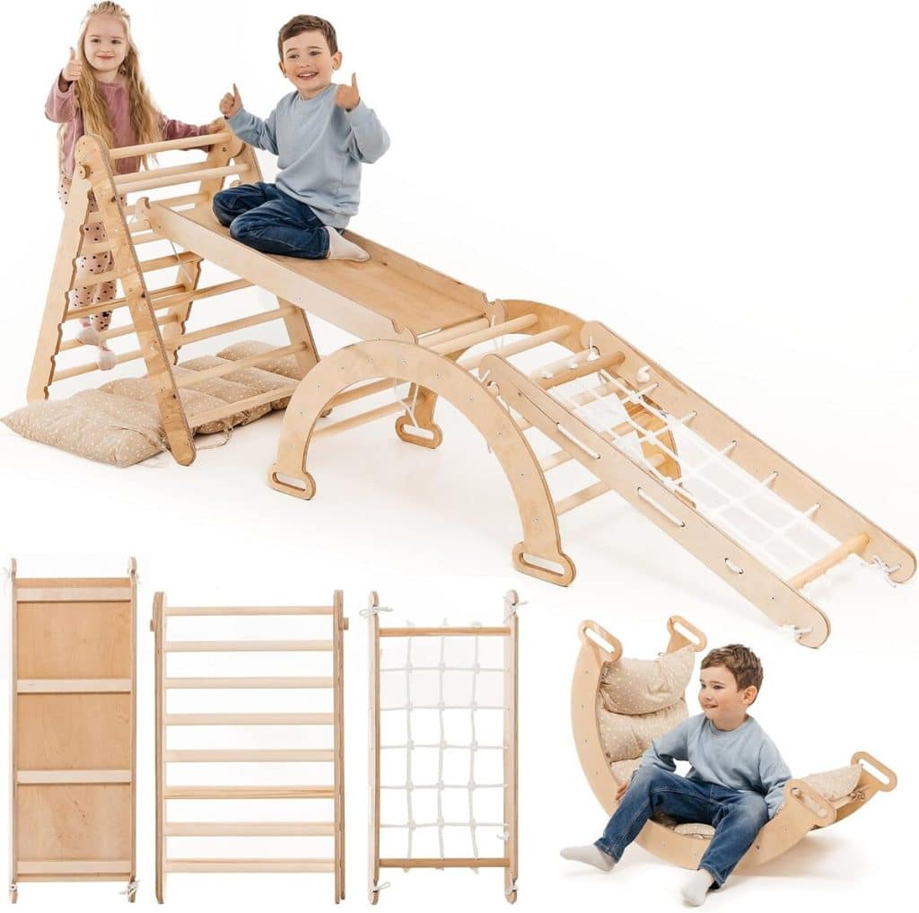 Test : cadre d'escalade 5-en-1 Montessori pour tout-petits