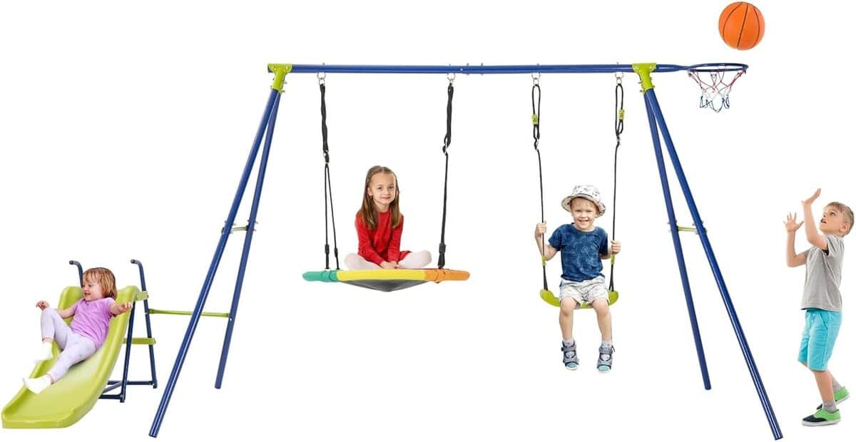Test de la balançoire 4 en 1 Dreamade pour enfants : amusement garanti !