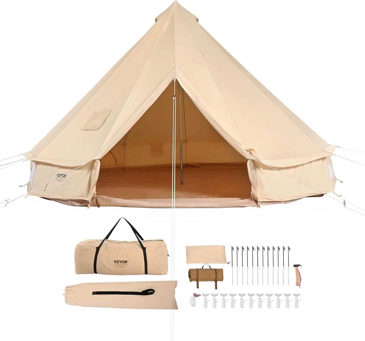 Test de la tente cloche VEVOR 3 m : camping tout confort en toutes saisons