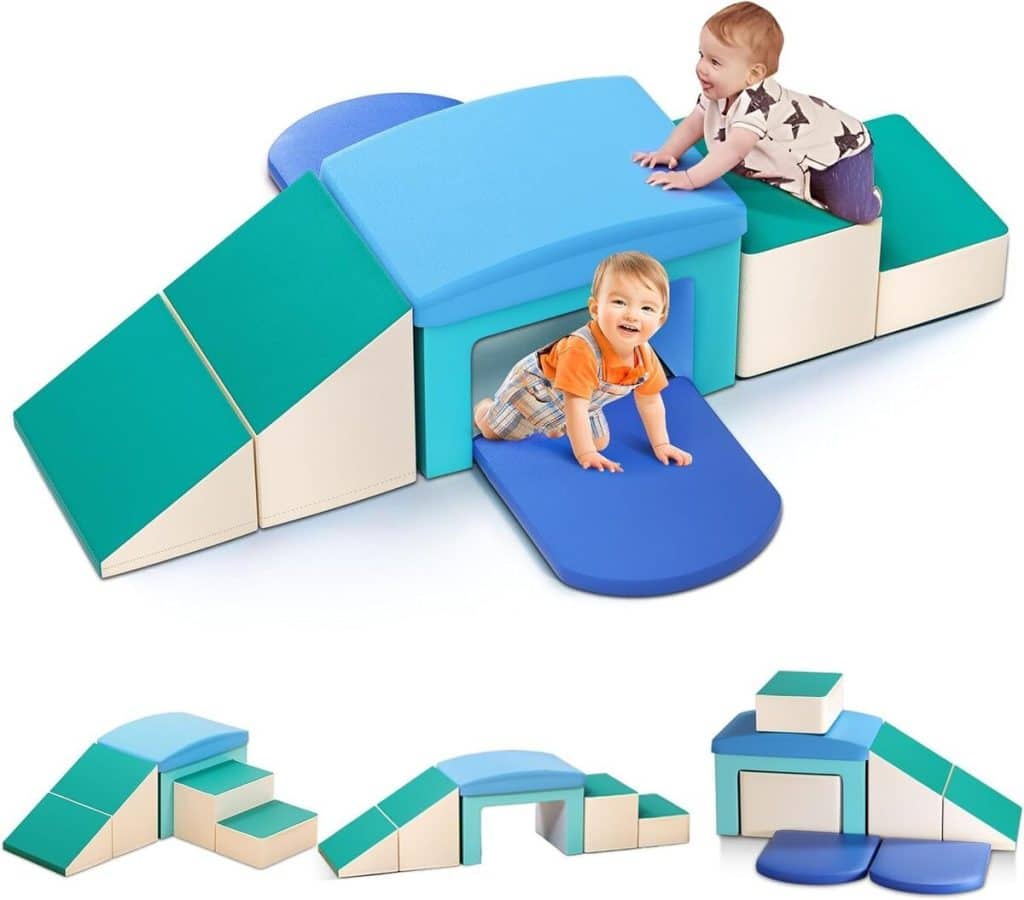 Test des blocs de construction géants en mousse enfants