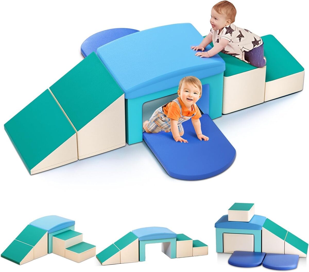 Test des blocs de construction géants en mousse enfants