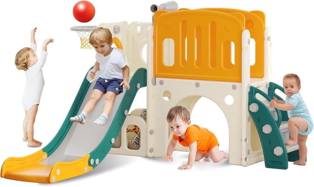 Test du toboggan hoopyosms : l'aire de jeu ultime pour tout-petits
