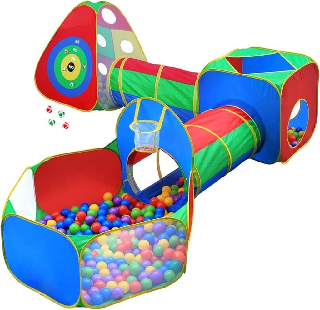 Test : tente de jeu Hide N Side 5pc avec tunnels pour enfants