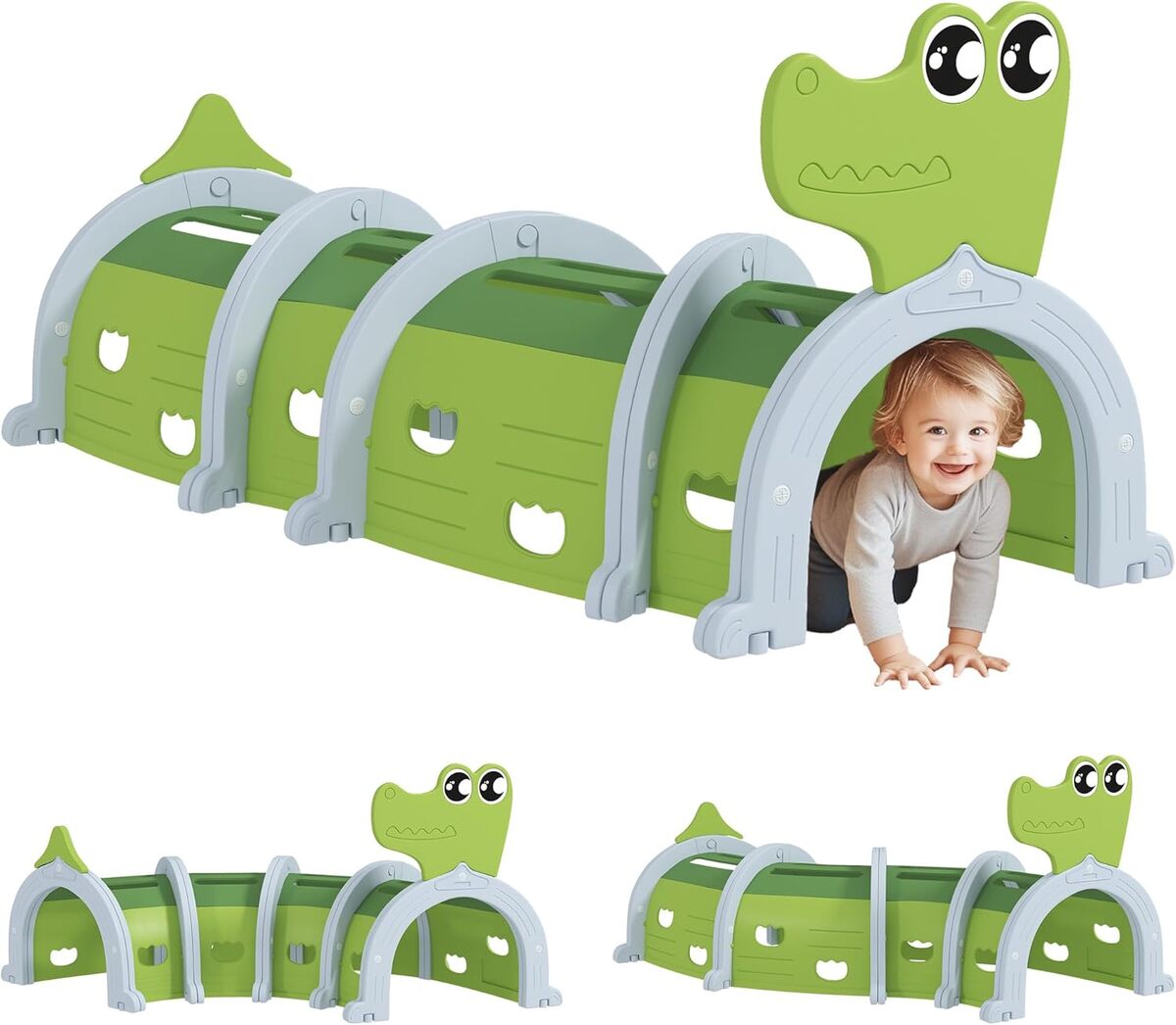 Test : tunnel modulable AIYAPLAY crocodile pour enfants