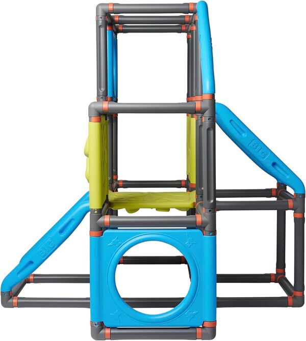 Big - Kraxxl Le Cadre - Structure d'Escalade pour Enfants en Plastique Soufflé - Aire de Jeu - Multiples Combinaisons - Dès 3 Ans - 800055702, Gris