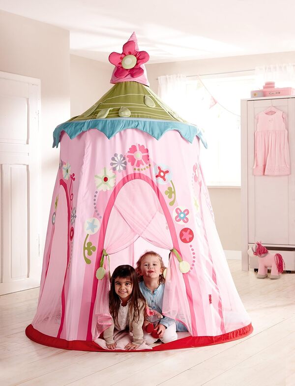 Haba 301173 – Tente de Jeux de Fleurs Couronne Meubles pour Enfants