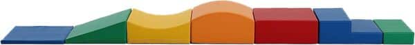 IGLU Soft Play 6 Blocs de Construction en Mousse Jouets éducatifs (Multicolor)