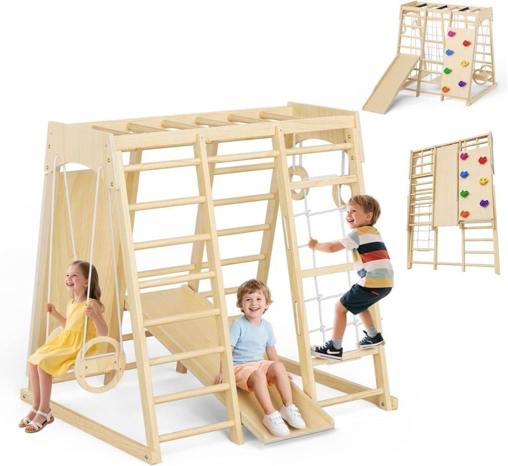 Test aire de jeux 9 en 1 intérieure pour enfants