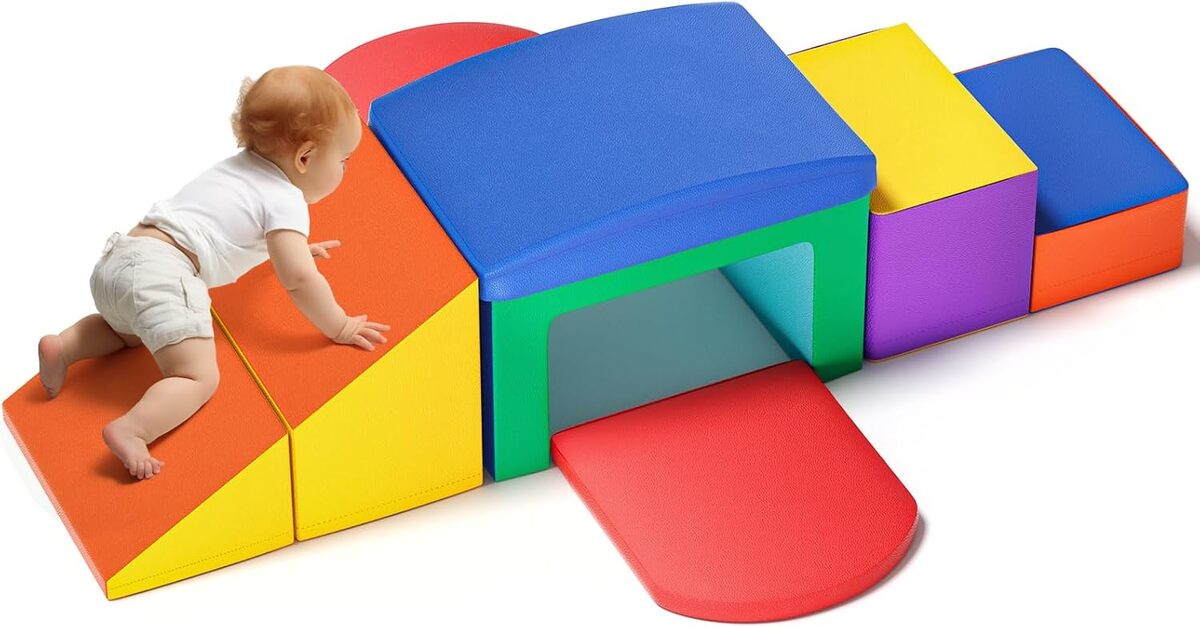 Test : blocs de construction mousse Cupchid coloré-6 pour bébé