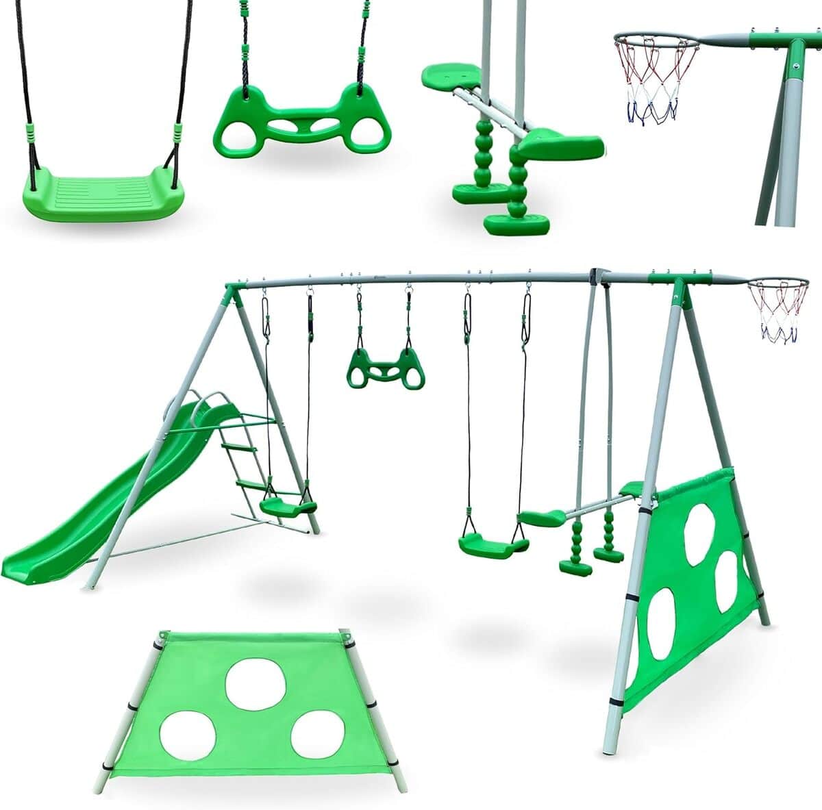 Test de l'aire de jeux HyperMotion Swing HYP9 : une aventure XXL pour enfants