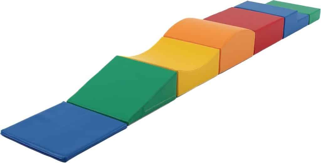 Test des blocs de construction en mousse IGLU Soft Play multicolore