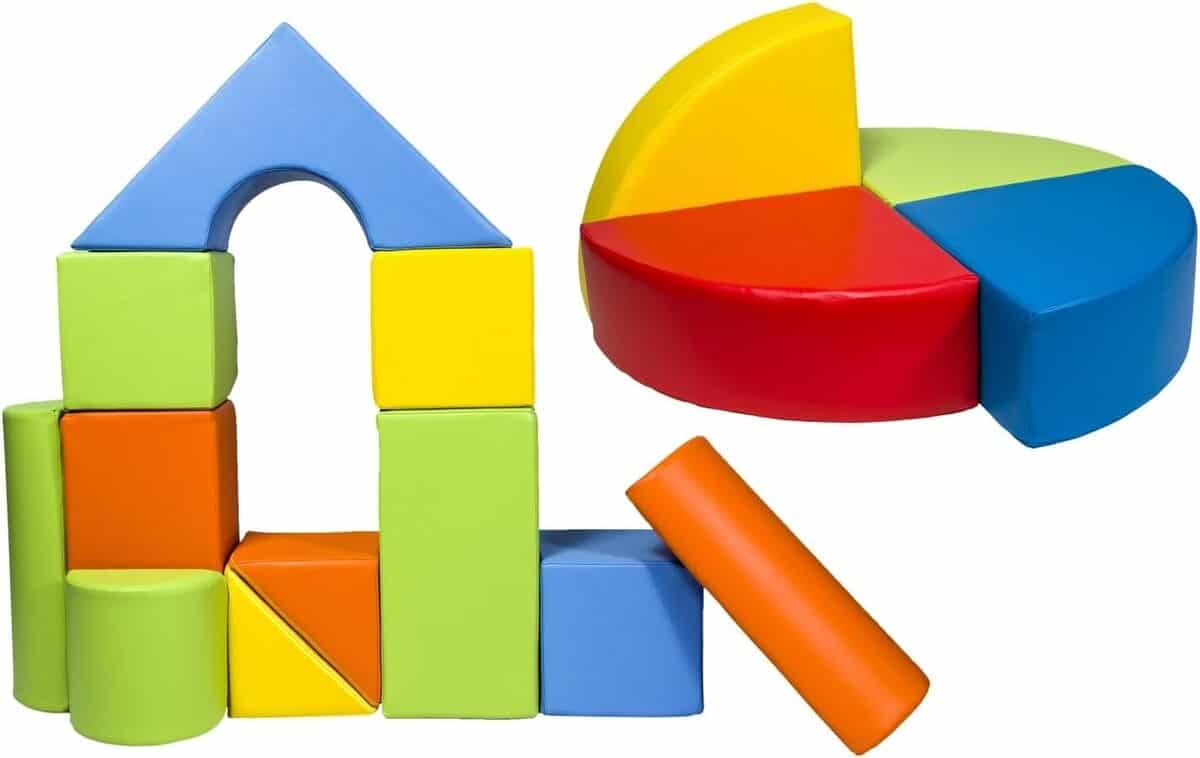 Test des blocs en mousse Velinda : set de 15 pour jeu éducatif