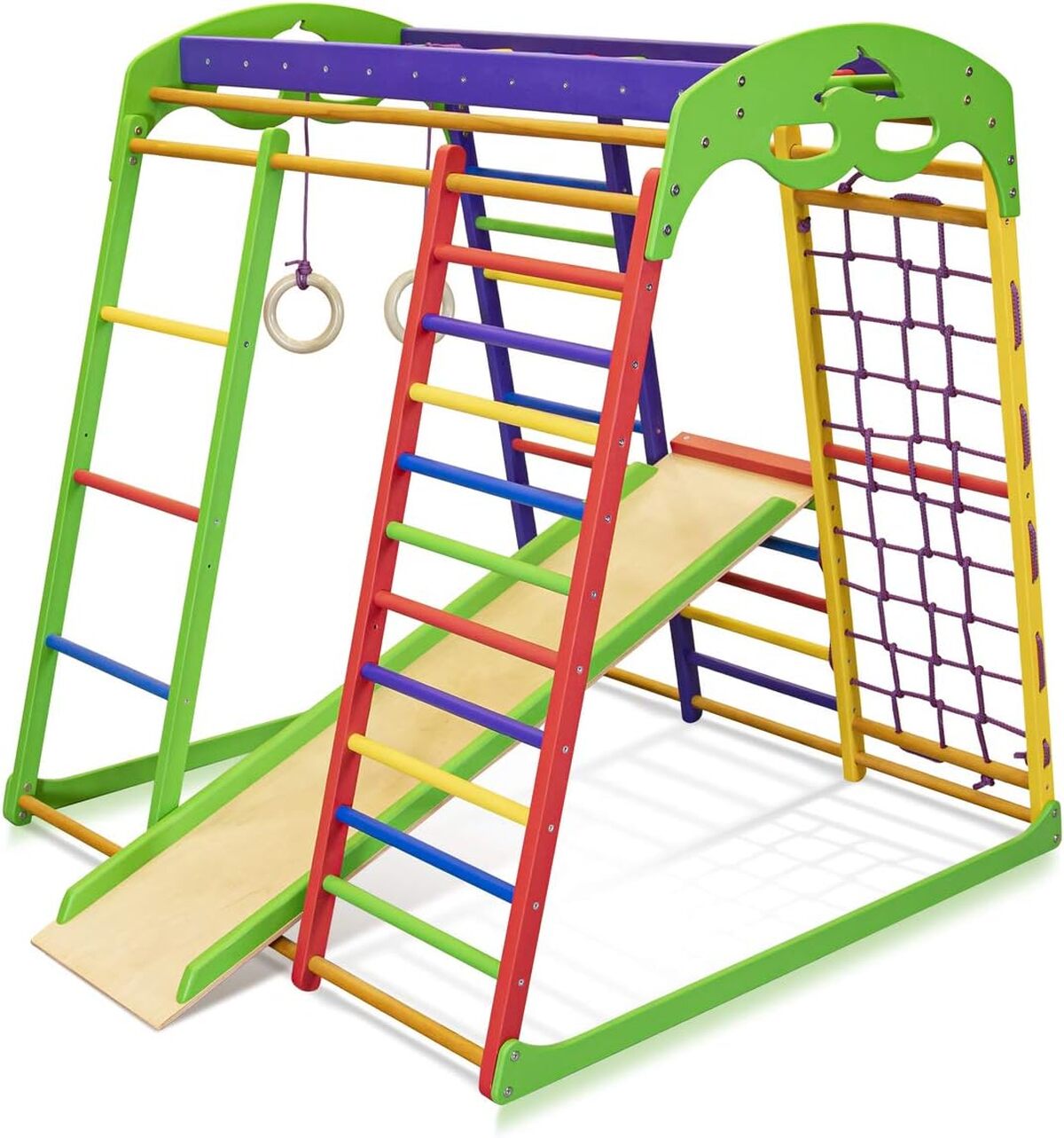 Test du centre d'activités Unga : cage à grimper et toboggan
