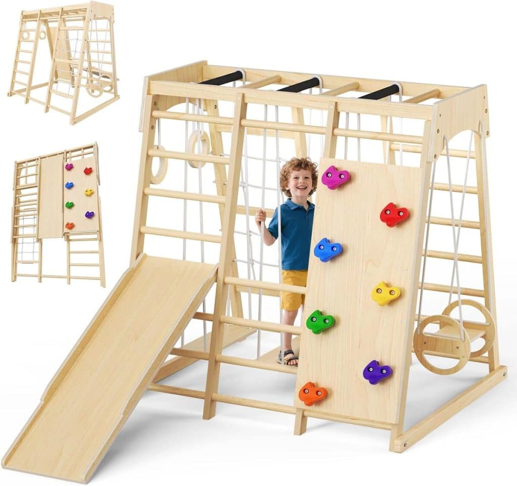 Test du kit d'escalade Montessori 9 en 1 pour enfants