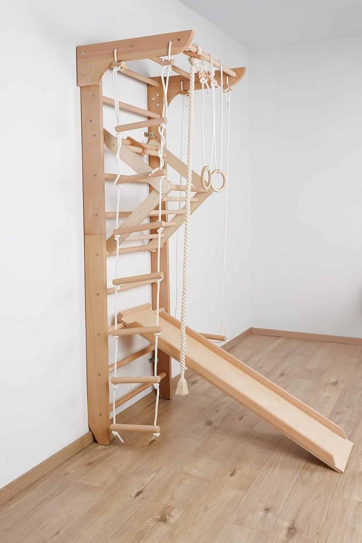 Test du mur d'escalade en bois pour enfants de 3 à 240 ans