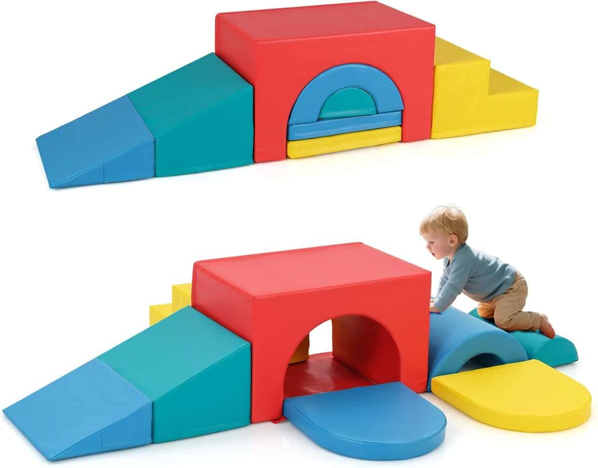 Test du parcours de motricité HOMFME 7Pcs : amusement en toute sécurité