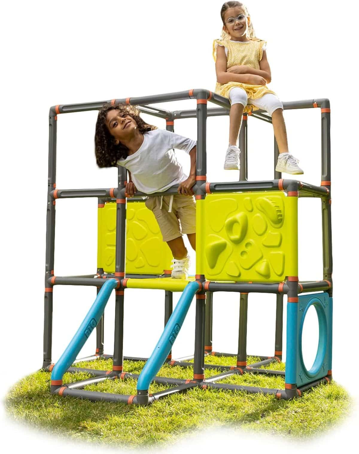 Test : kraxxl le cadre, structure d'escalade enfants gris dès 3 ans