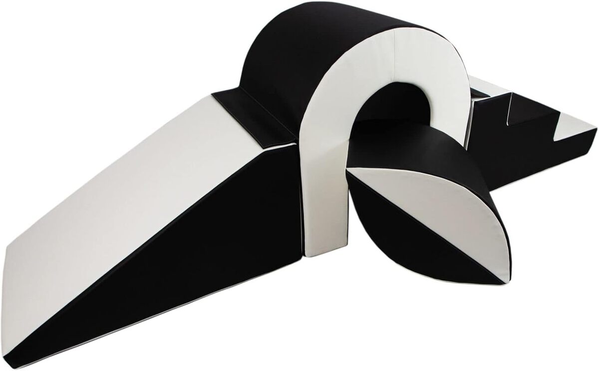 Test : set de blocs en mousse Velinda 4 éléments noir-blanc