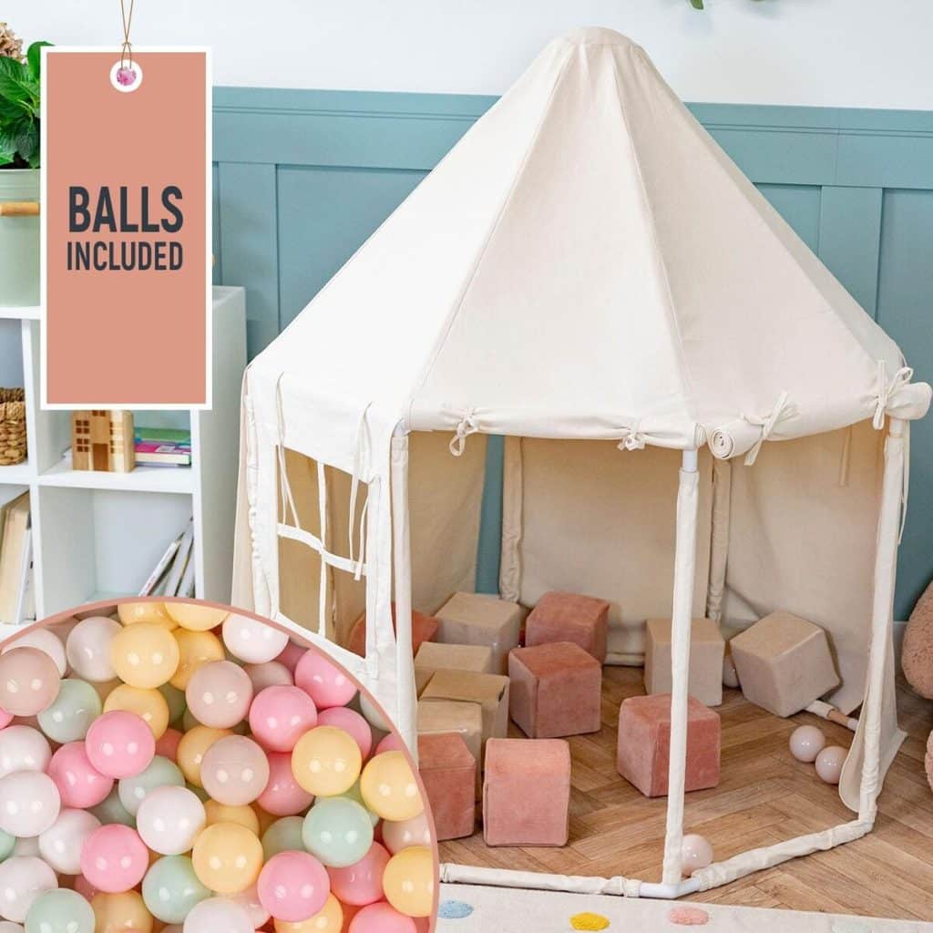 Test : tente de jeu KiddyMoon pavillon pop-up 700 balles