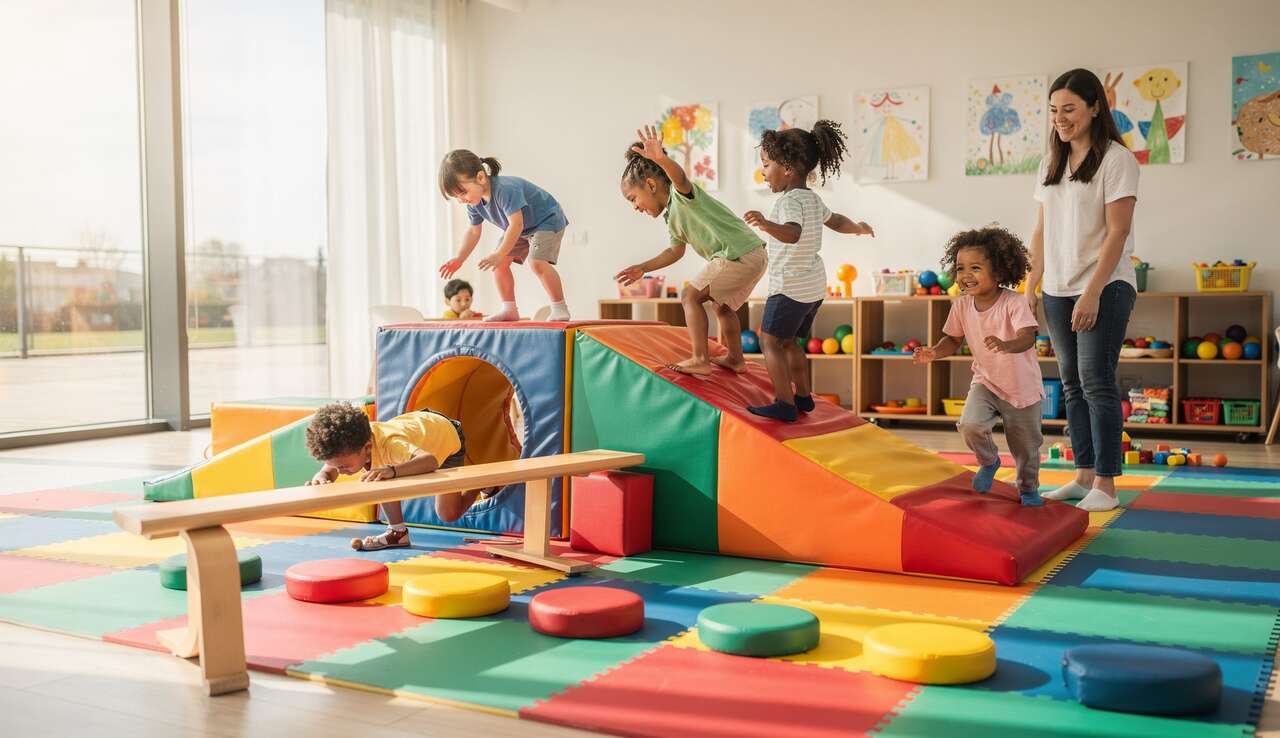 Pourquoi le parcours de motricité est-il essentiel en crèche ?