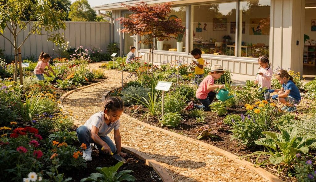 Aménager un jardin pédagogique en crèche : guide pratique
