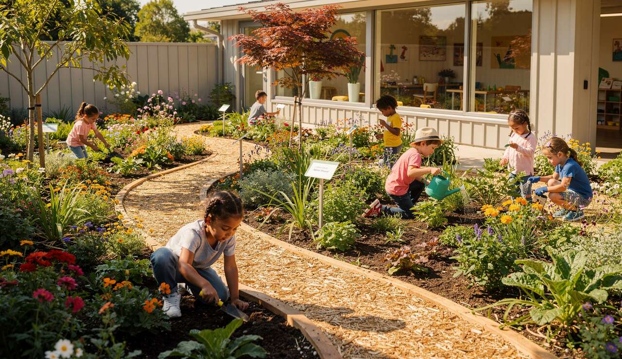 Aménager un jardin pédagogique en crèche : guide pratique