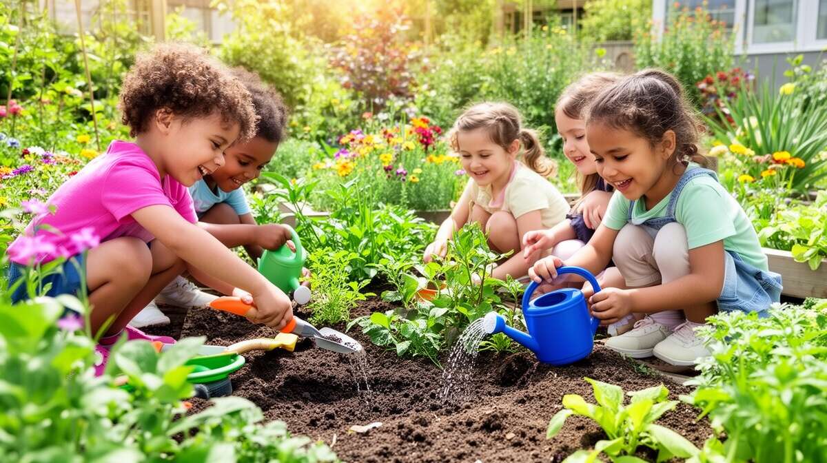 Les bienfaits du jardinage pour les enfants