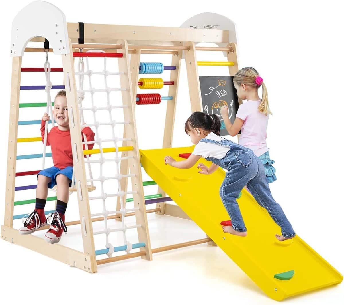 Test : aire de jeu Goplus 8 en 1 pour enfants, créativité et mouvement