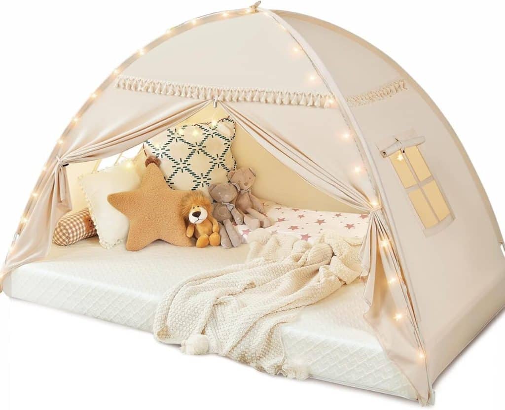 Test de la tente portable auvent lumineux pour enfants