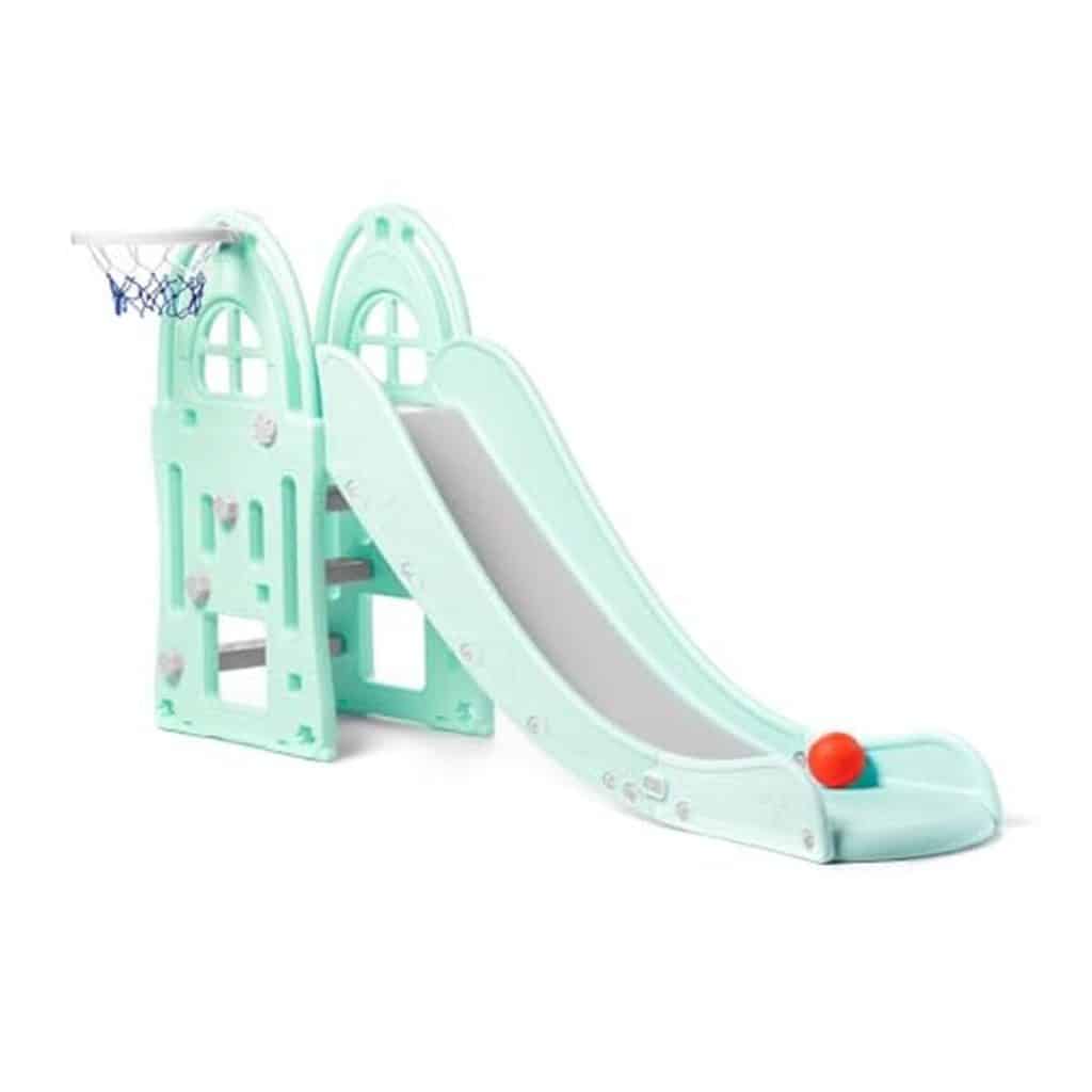 Test du toboggan XL bleu de Toys : parfait pour jardin et parc
